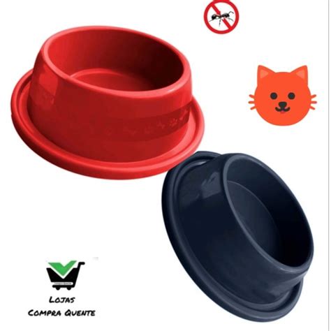 Comedouro Para Gatos Cachorros Ml Anti Formiga Shopee Brasil