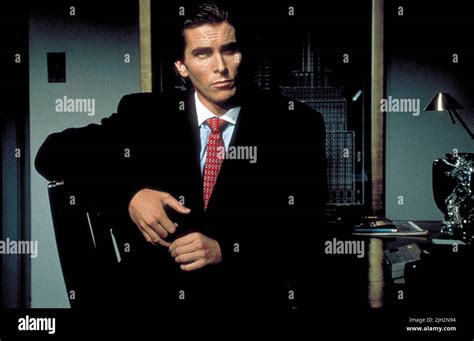 Christian Bale American Psycho 2000 Stock Photo Alamy