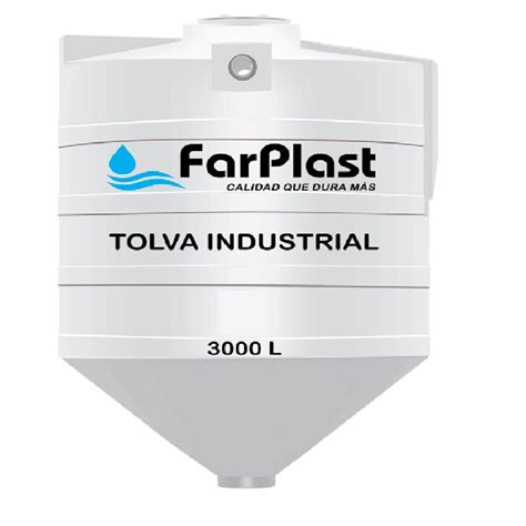 Tolva Industrial Blanco Litros Farplast Gamaffer