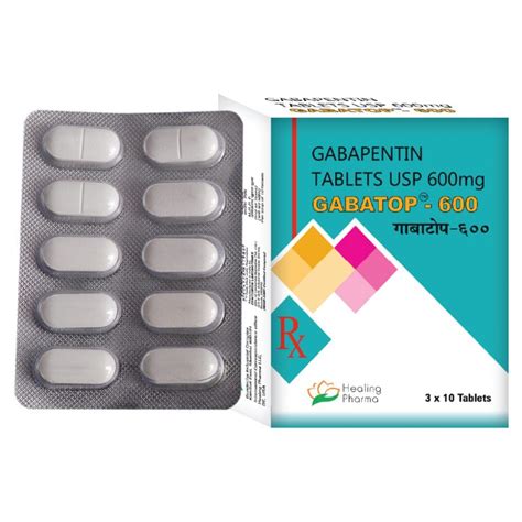 Gabapentin Gabatop Mg Healingpharma Co