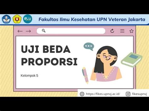 Uji Beda Proporsi Chi Square Fisher Exact Biostatistika Youtube