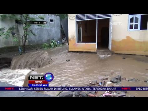 Lebih Dari Seribu Rumah Warga Terendam Banjir Di Bitung Net Youtube