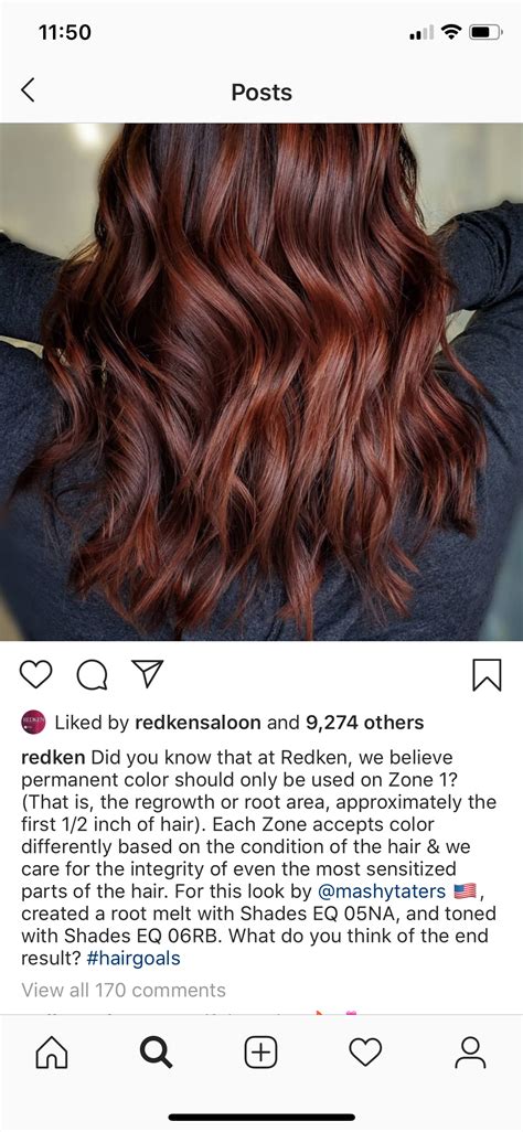 Redken Shades Eq Red Copper Formulas