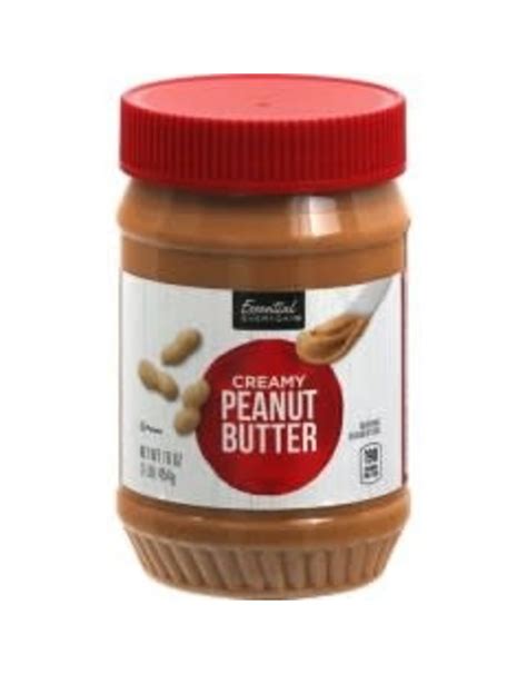 Essential Everyday EED Creamy Peanut Butter 16 Oz 12 Ct Span Elite