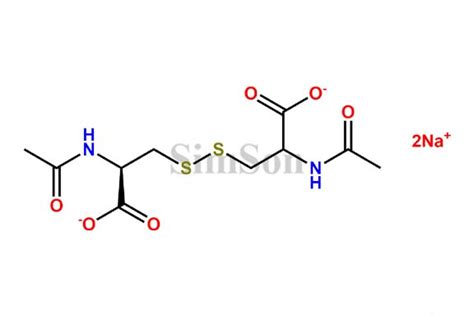 Acetylcysteine Ep Impurity C Disodium Salt Cas No