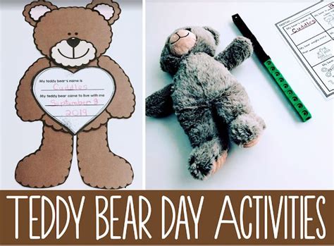 Teddy Bear Day Activities | Teddy bear day, Teddy bear theme, Teddy bear