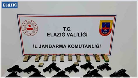 Elazığ da ruhsatsız silah operasyonunda 1 şüpheli yakalandı Elazığ