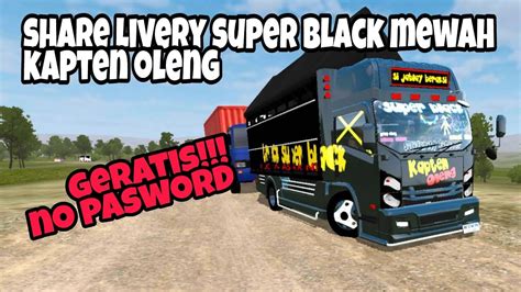 Bussid Share Livery Mod Truck Isuzu Nmr Terbaru Youtube