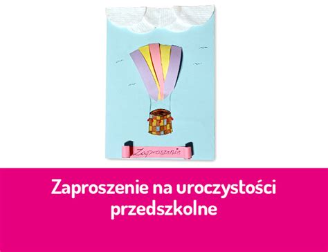 Zaproszenie na uroczystości przedszkolne Zmalujmy Razem