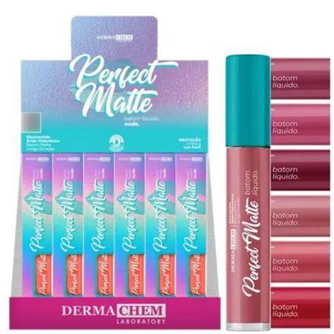Batom Líquido Dermachen Perfect Matte Lust Nude AvivaMake