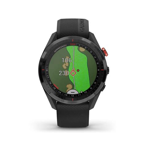 approach  jam tangan golf bezel keramik hitam  band silikon