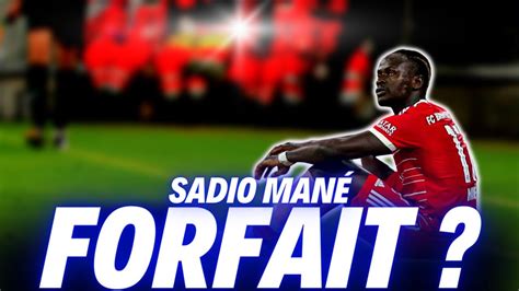 🇸🇳 Sadio Mane Forfait Pour La Coupe Du Monde Youtube