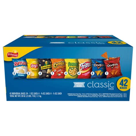 Save on Lay's Classic Mix Variety Pack Mega Size - 42 ct Order Online ...