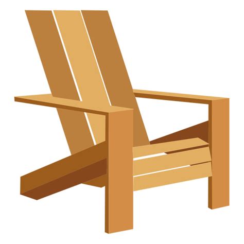 Adirondack Chair Illustration Transparent Png And Svg Vector File