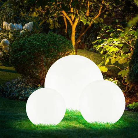 Lampe D Ext Rieur Solaire Spots Encastrer De Jardin Pointe Boule Led