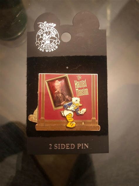 Haunted Mansion Donald Duck Mickey Mouse Goofy Two Sided Pin Disney Pin