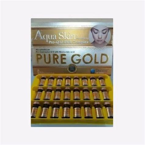 Aqua Skin Egf Whitening Pro Q Rna Complex Pure Gold Packaging Size