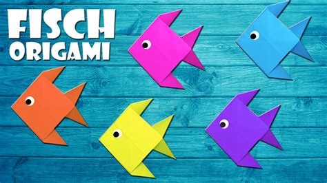 🐠 Fisch Origami Falten Aus Papier Fish Paper Origami Diy Craft 4k