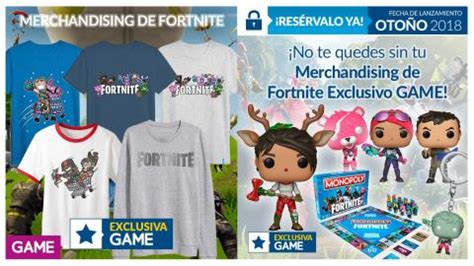 This is the exclusive Fortnite merchandise from GAME 🕹