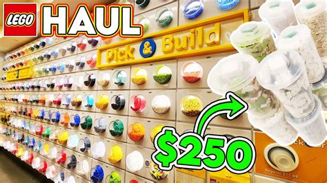 Lego Store Haul Pick A Brick Cups Packed Amazing Value Youtube