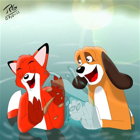 Tod And Copper At The Lake 2023 By Joaopedro4856 On Deviantart