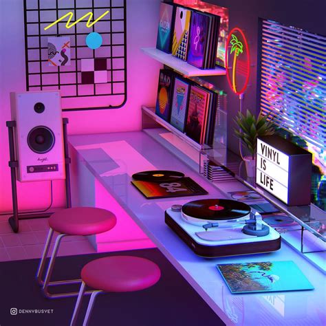 Retro 90s Aesthetic Room