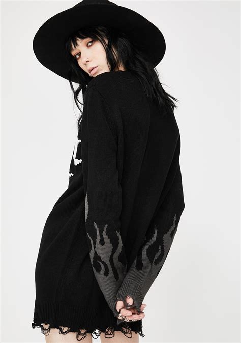 Killstar Purr Evil Knit Sweater Dolls Kill