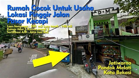 Dijual Rumah Pinggir Jalan Pasar Kecapi Cocok Untuk Tempat Tinggal