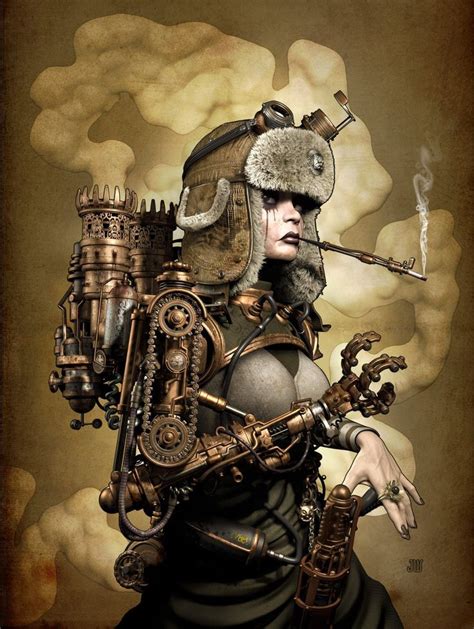 Pin On Steampunk Art