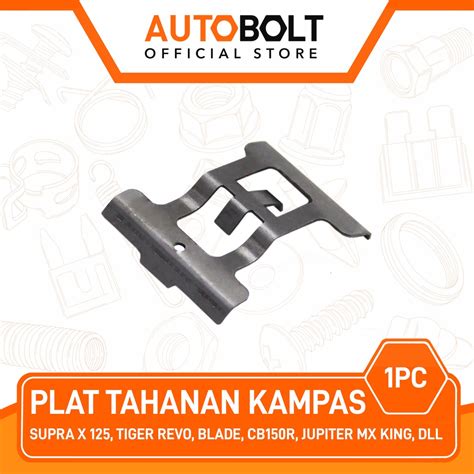 Jual Plat Tahanan Kampas Rem Belakang Supra X Blade Tiger Revo