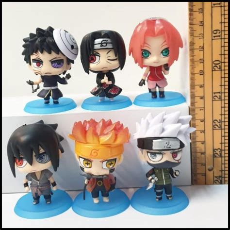 Jual Naruto Set Isi 10Pcs Action Figure Topper Cake Kue Naruto