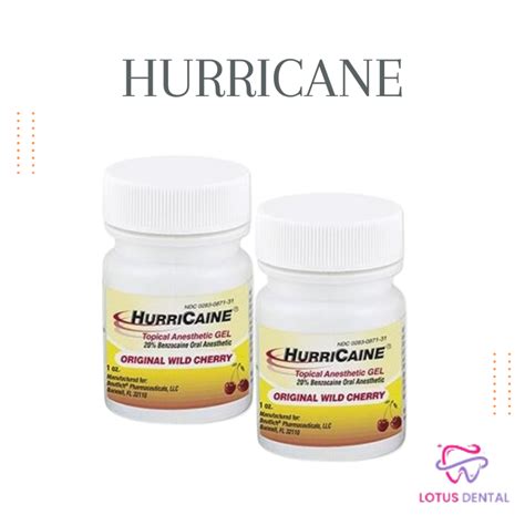 Jual Hurricaine Topical Oral Anesthetic Gel 1oz Wild Cherry Hurricane