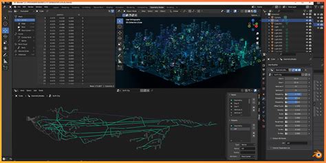 Procedural Sci Fi City Generator Blender Geometry Nodes Blender Market