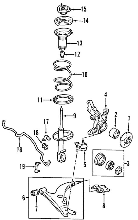 Front Suspension for 2005 Toyota RAV4 | Toyota Parts