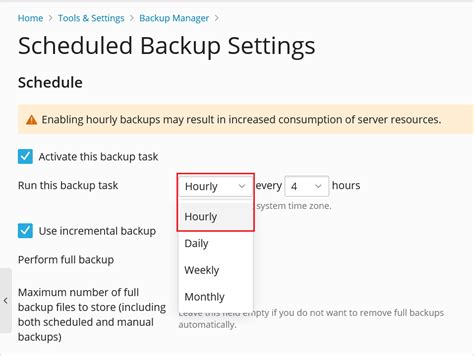 How To Create Hourly Backups In Plesk Plesk