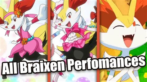 All Braixen Performances Youtube