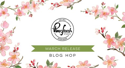 Pinkfresh Studio Artsy Floral Release Blog Hop Giveaways Lea