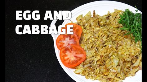 Egg And Cabbage Cabbage Egg Recipe Youtube Youtube