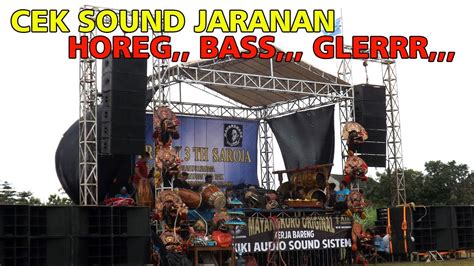 Cek Sound Jaranan Full Bass Glerr Mayangkoro Original Ft Kiki Audio