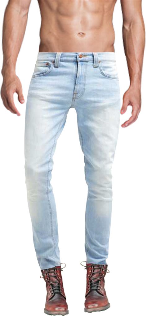 Skylinewears Mens Slim Straight Fit Jean With Stretch Skinny Denim