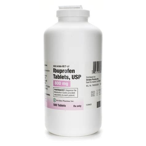 Ibuprofen 800mg 500 Tabletsbottle Mcguff Medical Products