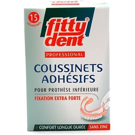 Fittydent Professional Coussinets Adh Sifs Unit S Cdiscount Sant