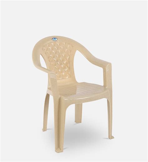 Buy CHR2150 Plastic Chair In Beige Finish Set Of 4 At 9 OFF By