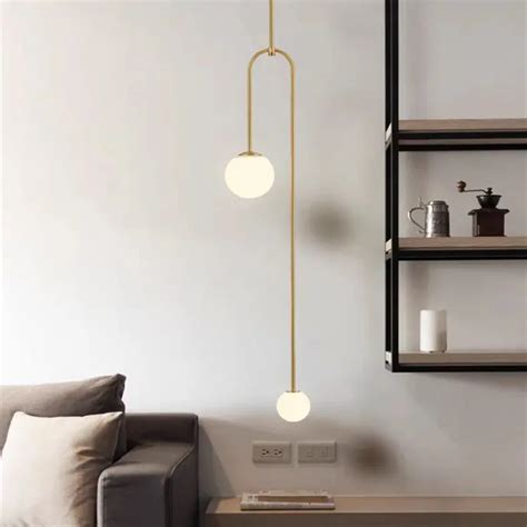 Lumin Ria Pendente De Vidro Moderna Esfera Lumin Ria Suspensa Para