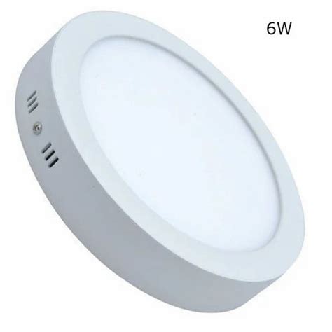 Cool White Ceramic W Led Surface Round Panel Light At Rs Piece In