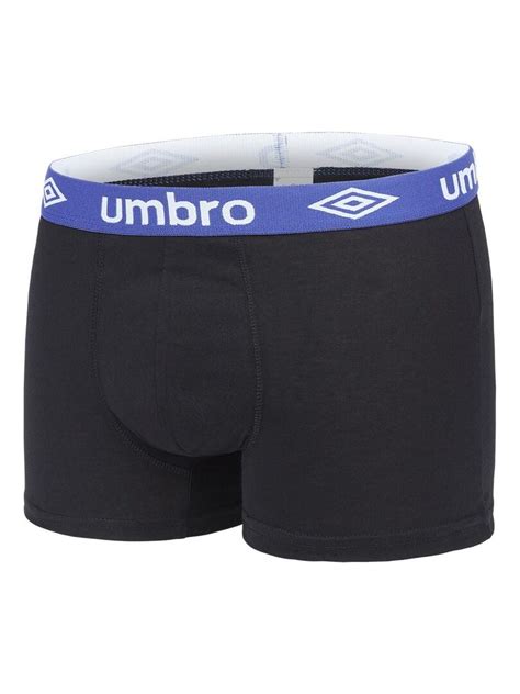 Lot De Boxers En Coton Homme Classic Umbro Noir Kiabi