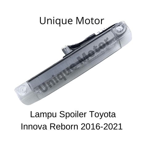 Jual Lampu Spoiler Toyota Innova Reborn Original Shopee