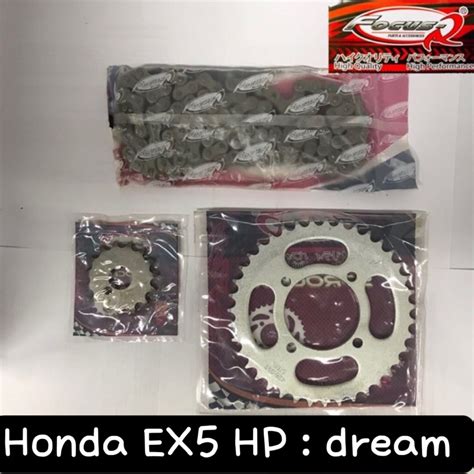 Honda Ex Ex High Power Ex Dream Spoket Set Sprocket Set Depan