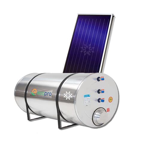 Kit Aquecedor Solar Boiler 200 Litros BP Aço 304 N D Enertech Tecnologia