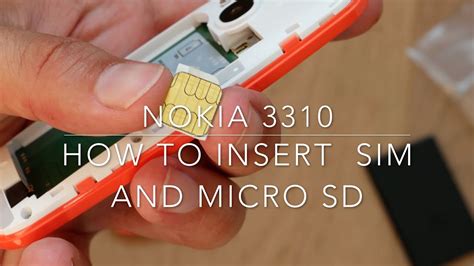 How To Insert Sim And Micro Sd Card In Nokia Youtube